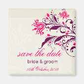 SPEICHERN SIE DAS DATUM MAGNET: Lilie Magnet (Vorne)