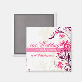 SPEICHERN SIE DAS DATUM MAGNET: Lilie Magnet (Vorderseite/Rückseite)