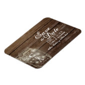 Speichern Sie das Datum Magnet rustikale Mason Jar (Linke Seite)