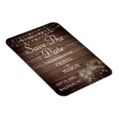 Speichern Sie das Datum Magnet rustikale Mason Jar (Rechte Seite)