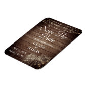 Speichern Sie das Datum Magnet rustikale Mason Jar (Linke Seite)