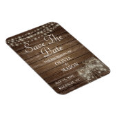 Speichern Sie das Datum Magnet rustikale Mason Jar (Rechte Seite)