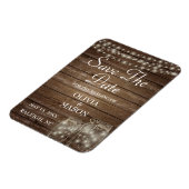 Speichern Sie das Datum Magnet rustikale Mason Jar (Linke Seite)