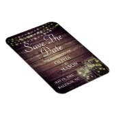 Speichern Sie das Datum Magnet rustikale Mason Jar (Rechte Seite)