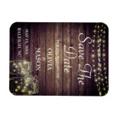 Speichern Sie das Datum Magnet rustikale Mason Jar (Horizontal)