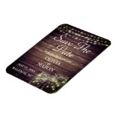 Speichern Sie das Datum Magnet rustikale Mason Jar (Linke Seite)