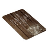 Speichern Sie das Datum Magnet rustikale Mason Jar (Rechte Seite)