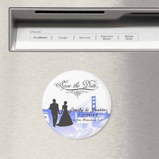 SPEICHERN SIE DAS DATUM MIT BLICK AUF SAN FRANCISC MAGNET (In Situ (Geschirrspüler))