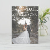 Speichern Sie das Datum Save The Date (Stehend Vorderseite)
