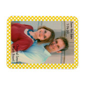 Speichern Sie das Datumsfenster mit gelb gepunktet Magnet (Horizontal)