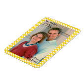 Speichern Sie das Datumsfenster mit gelb gepunktet Magnet (Linke Seite)