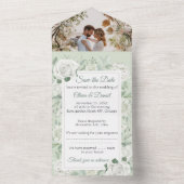 Speichern Sie das Foto Hochzeitseinladungen All In One Einladung (Innen Boden)