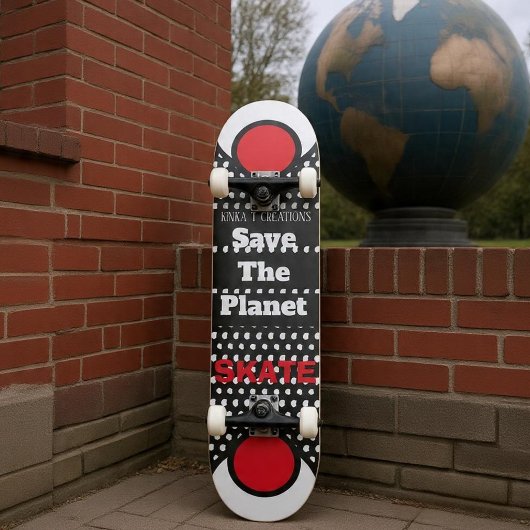 Speichern Sie das Skateboard für den Skate Planet