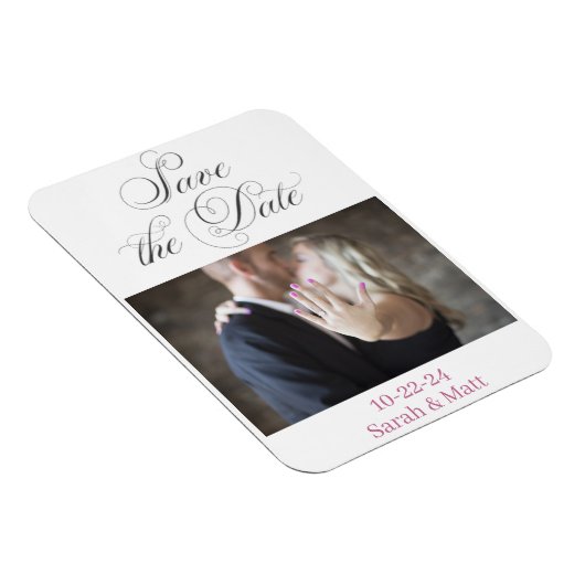 Speichern Sie den Datums-Magneten Beachy personali Magnet (Rechte Seite)