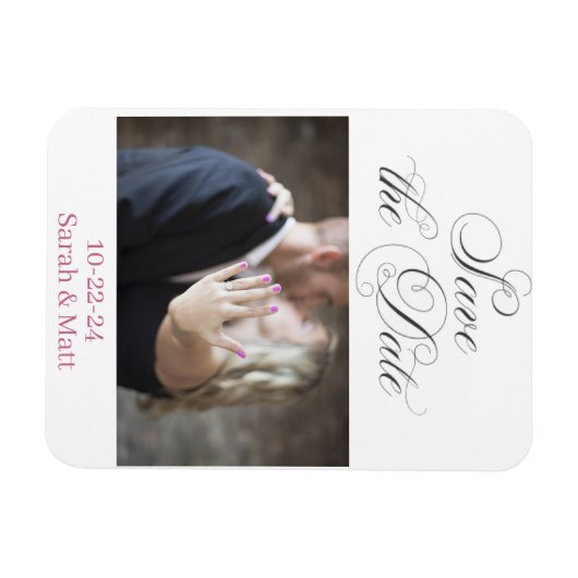 Speichern Sie den Datums-Magneten Beachy personali Magnet (Horizontal)