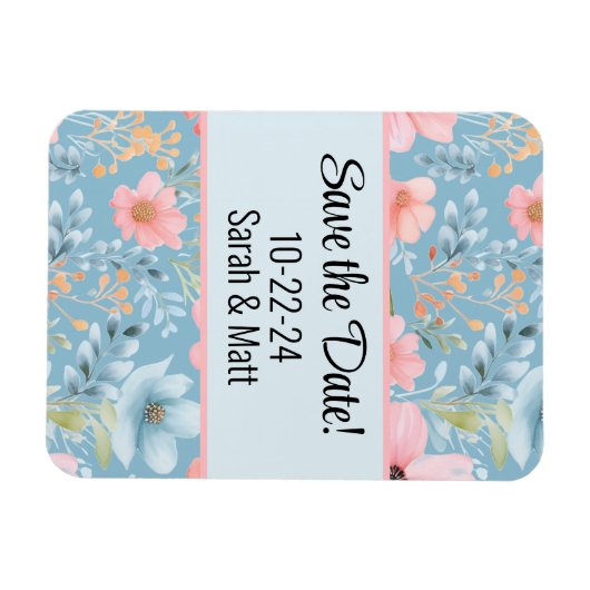 Speichern Sie den Datums-Magneten pink. Magnet (Horizontal)