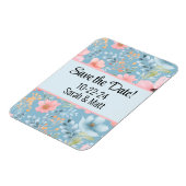 Speichern Sie den Datums-Magneten pink. Magnet (Linke Seite)