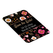 Speichern Sie den Datums-Magneten pink. Magnet (Rechte Seite)