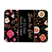 Speichern Sie den Datums-Magneten pink. Magnet (Horizontal)