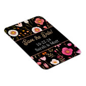 Speichern Sie den Datums-Magneten pink. Magnet (Rechte Seite)