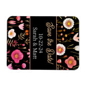 Speichern Sie den Datums-Magneten pink. Magnet (Horizontal)