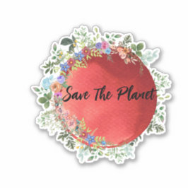 Speichern Sie den Sticker für den Planeten