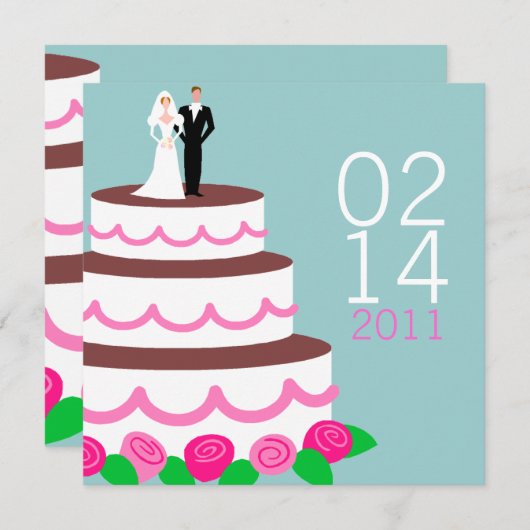 Speichern Sie die Ankündigungen des Datums {Hochze (Vorne/Hinten)