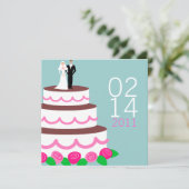 Speichern Sie die Ankündigungen des Datums {Hochze (Stehend Vorderseite)