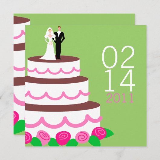 Speichern Sie die Ankündigungen des Datums {Hochze (Vorne/Hinten)