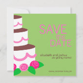 Speichern Sie die Ankündigungen des Datums {Hochze (Rückseite)