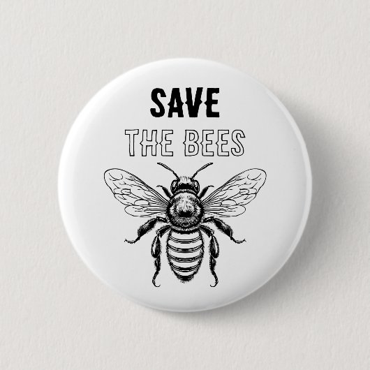 Speichern Sie die Bienen-Taste mit Honigbiene Button (Vorderseite)