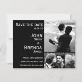 Speichern Sie die Daten für individuell anpassbare Save The Date (Vorderseite)