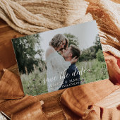 Speichern Sie die Daten mit der Fotokarte Einladung