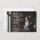 Speichern Sie die Daten mit der Fotokarte Einladung (Vorderseite)