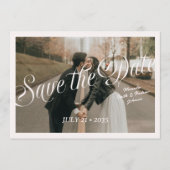 Speichern Sie die Datum-Postkarte mit Foto Save The Date (Vorderseite)