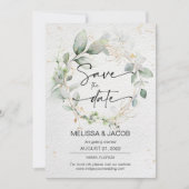 Speichern Sie die Datumskarte Hochzeit Minimalisti Save The Date (Vorderseite)