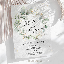 Speichern Sie die Datumskarte Hochzeit Minimalisti Save The Date
