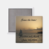 Speichern Sie die Datumsmagnete Magnet (Vorderseite/Rückseite)