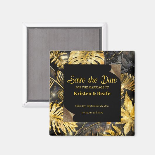 Speichern Sie die Datumsmagnete Magnet (Vorderseite/Rückseite)