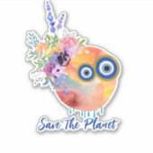 Speichern Sie die Sticker auf dem Planeten (Vorderseite)