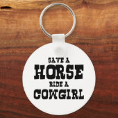 SPEICHERN SIE EINE PFERDEFAHRT IN EINEM KÜHL SCHLÜSSELANHÄNGER (Vorderseite)