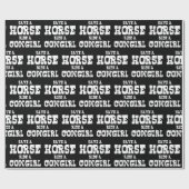 SPEICHERN SIE EINE PFERDEFAHRT MIT EINEM COWGIRL W GESCHENKPAPIER (Flach)