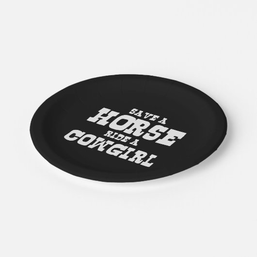 SPEICHERN SIE EINE PFERDEFAHRT MIT EINEM KÜHLSCHAL PAPPTELLER (Schrägansicht)