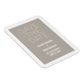 Speichern Sie einfach das Datumsfenster, Beige Magnet (Rechte Seite)