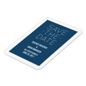 Speichern Sie einfach das Datumsfenster, blau Magnet (Linke Seite)