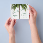 Speichern Sie unter dem Palm Tree Budget die Daten Flyer (Gruppe)