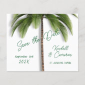 Speichern Sie unter dem Palm Tree Budget die Daten Flyer (Vorne)