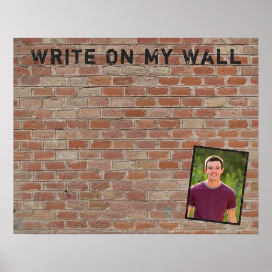 Speichersignaturen der Graduierungspartei Poster (Vorne)