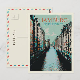 Speicherstadt Hamburg - Iconic Warehouse District Postkarte