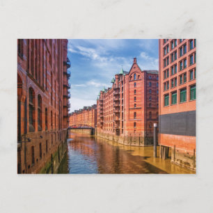 Speicherstadt Warehouses, Hamburg, Deutschland Postkarte